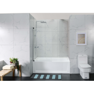 Single Swing Bath Screen -900